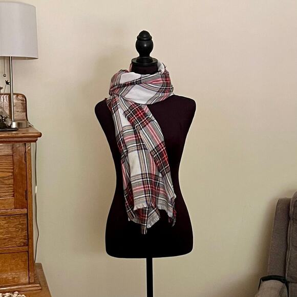 Unbranded Women's Tartan Plaid Woven Fringed Rectangle, Wrap, Shawl, Scarf - Picture 15 of 15